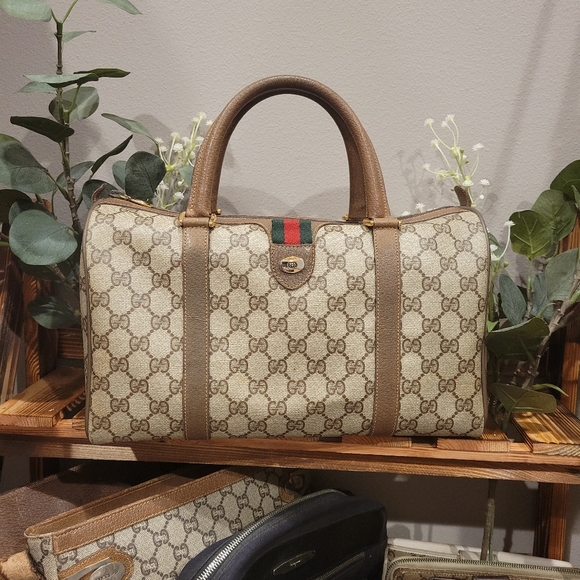 Authentic Vintage Gucci Supreme Boston Bag - Picture 1 of 10